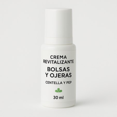 CREMA REVITALIZANTE BOLSAS Y OJERAS CENTELLA Y PEP. 30 ML.