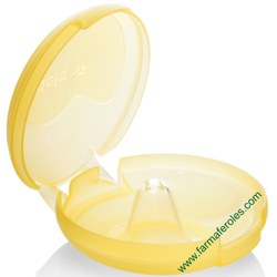 PEZONERA CONTACT SILICONA  T- S 16 MM 2 U