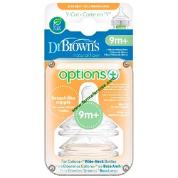 TETINA SILICONA BOCA ANCHA DR BROWN&acute;S NATURAL FLOW CEREALES 3 U