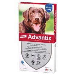 ADVANTIX PERROS 25-40 KG 400/2000 MG SOLUCION SPOT-ON 1 PIPETAS 4 ML