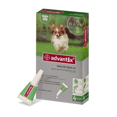 ADVANTIX PERROS  10-25 KG 250/1250 MG SOLUCION SPOT-ON 1 PIPETA 2.5 ML