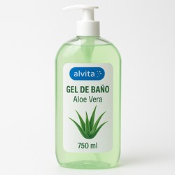 ALVITA GEL DE BAÑO ALOE VERA  750 ML