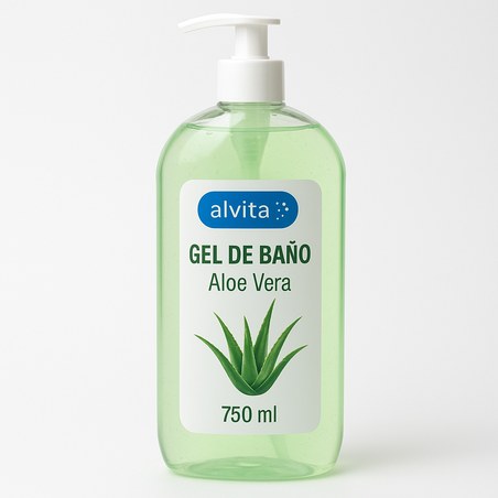 ALVITA GEL DE BA&Ntilde;O ALOE VERA  750 ML
