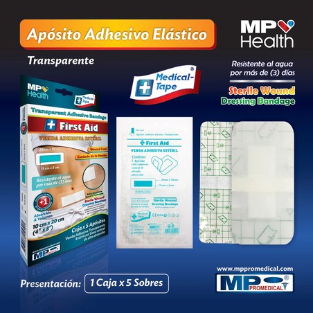 ALVITA APOSITO ADHESIVO TRANSPARENTE 20 U