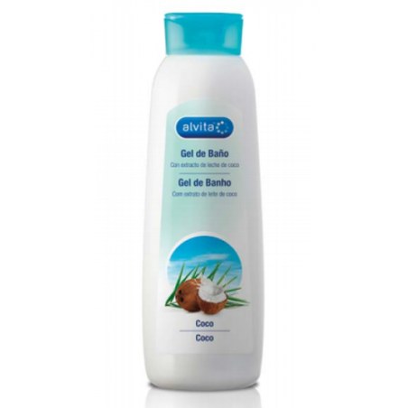 ALVITA GEL DE BA&Ntilde;O COCO  750 ML