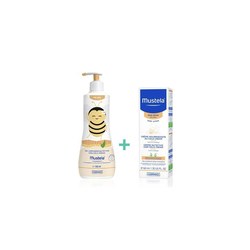 DUPLO GEL DE BA&Ntilde;O MUSTELA 500 ML