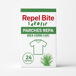 REPEL BITE NATURAL PARCHES ROPA C/ CITRONELLA  24 APLICACIONES