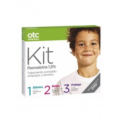 OTC ANTIPIOJOS KIT 1 2 3 PERMETRINA 1.5 %  KIT