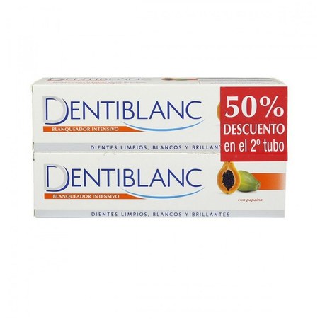 DENTIBLANC BLANQUEADOR INTENSIVO PASTA DENTAL  DUPLO 100 ML 2 U