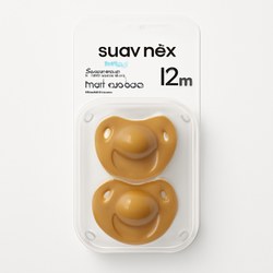 CHUPETE LATEX T ANATOMICA SUAVINEX + 12 M 2 U