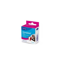 ESPARADRAPO HIPOALERGICO OMNIPLAST TEJIDO RESISTENTE 5 M X 5 CM