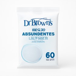 DISCOS ABSORBENTES LACTANCIA DR BROWN,S DESECHABLES 60 U