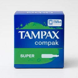 TAMPAX COMPAK TAMPON 100%ALGODON  SUPER 22 U