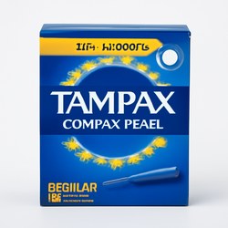 TAMPAX COMPAK PEARL TAMPON 100%ALGODON  REGULAR 18 U