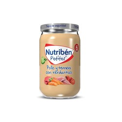 NUTRIBEN POLLO Y TERNERA CON VERDURITAS  POTITO 235 G