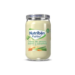 NUTRIBEN CREMA DE PATATA PUERRO Y ZANAHORIA  POTITO 235 G