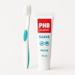 PHB CLASSIC SUAVE CEPILLO + PASTA TOTAL 15 ML