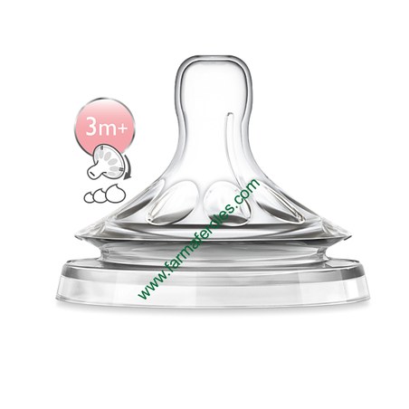 TETINA SILICONA FLUJO VARIABLE PHILIPS AVENT +3 M 2 U