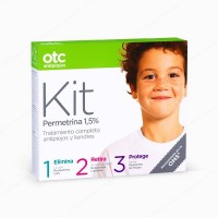 OTC ANTIPIOJOS KIT 1 2 3 PERMETRINA 1.5 %  KIT