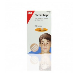 STERI STRIP SUTURA CUTANEA ESTERIL TIRA 102 MM  X 6 MM 10 TIRAS