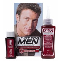JUST FOR MEN CHAMPU COLORANTE 66 CC CASTA&Ntilde;O OSCURO