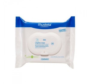 MUSTELA TOALLITAS PARA LA CARA PHYSIOBEBE 25 TOALLITAS