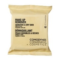 COMODYNES CONVENIENT COSMETICS MAKE UP REMOVER SENSITIVE & DRY SKIN 20 TOALLITAS