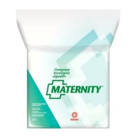 COMPRESAS HIGIENICAS FEMENINAS MATERNITY ALGODON 20 U