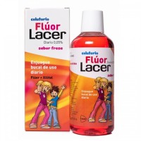 LACER COLUTORIO FLUOR DIARIO 0,05 %  FRESA 500 ML