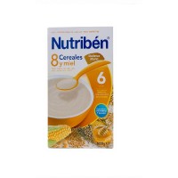 NUTRIBEN 8 CEREALES Y MIEL GALLETAS MARIA  600 G