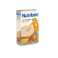 NUTRIBEN 8 CEREALES Y MIEL 4 FRUTAS  600 G