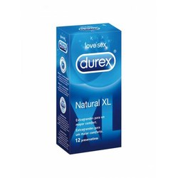 DUREX NATURAL XL PRESERVATIVOS 12 UNIDADES