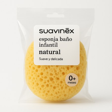 ESPONJA BA&Ntilde;O INFANTIL SUAVINEX NATURAL