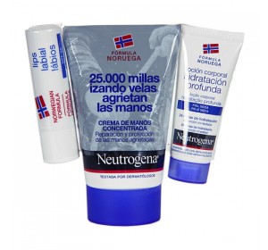 NEUTROGENA CREMA DE MANOS CONCENTRADA + LOCION CORPORAL + NEUTROGENA LABIOS SPF 20 KIT