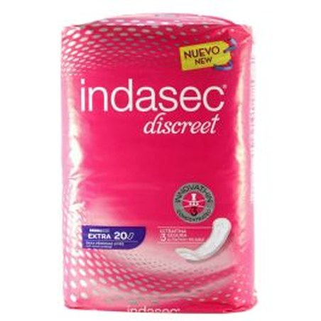 INDASEC DISCREET EXTRA COMPRESA PERDIDAS LEVES  20 ABSORB