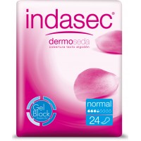 INDASEC DISCREET NORMAL COMPRESA PERDIDAS LEVES  24 ABSORB