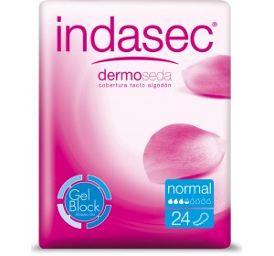 INDASEC DISCREET NORMAL COMPRESA PERDIDAS LEVES  24 ABSORB