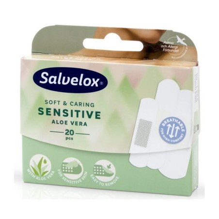 SALVELOX APOSITO ADHESIVO ALOE VERA TRANSP 20 APOSITOS