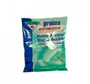 CARAMELOS PRAIMS DOBLE ACCION SIN AZUCAR  72 G