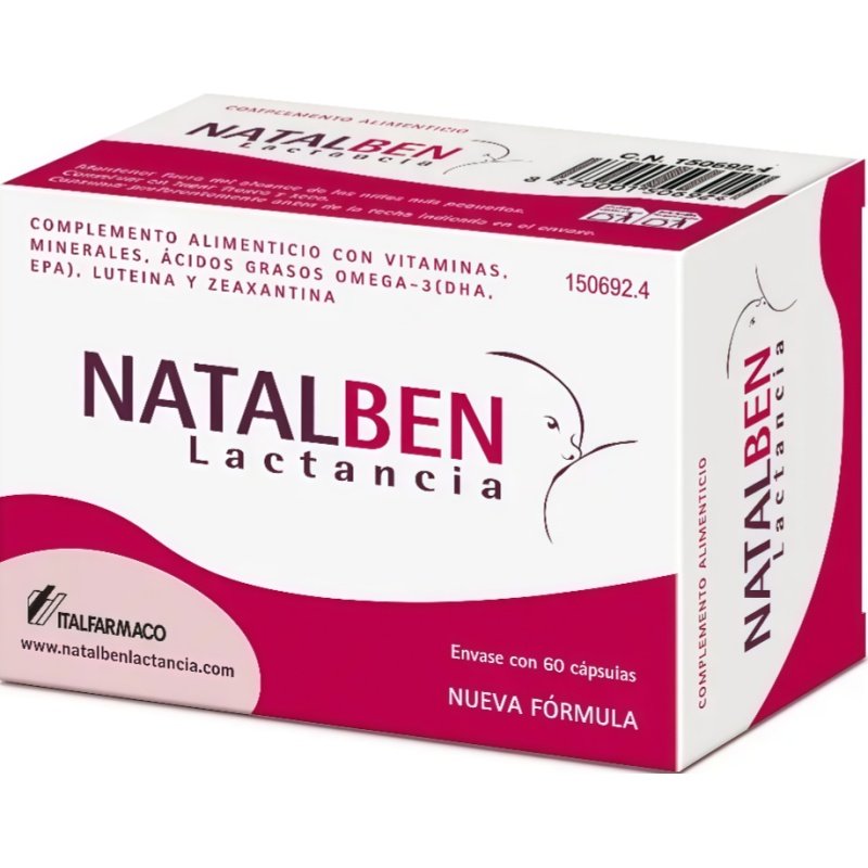 NATALBEN LACTANCIA  60 CAPS