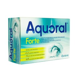 AQUORAL GOTAS OFTALMICAS LUBRICANTES ESTERILES 0.5 ML 20 MONODOSIS