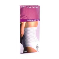 FAJA LUMBAR FARMALASTIC VELCRO BLANCA T- 3